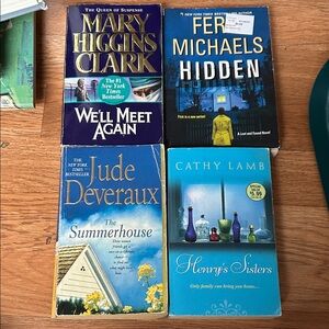 Blue Paperback Book Back Cover - Jude Deveraux Excerpt